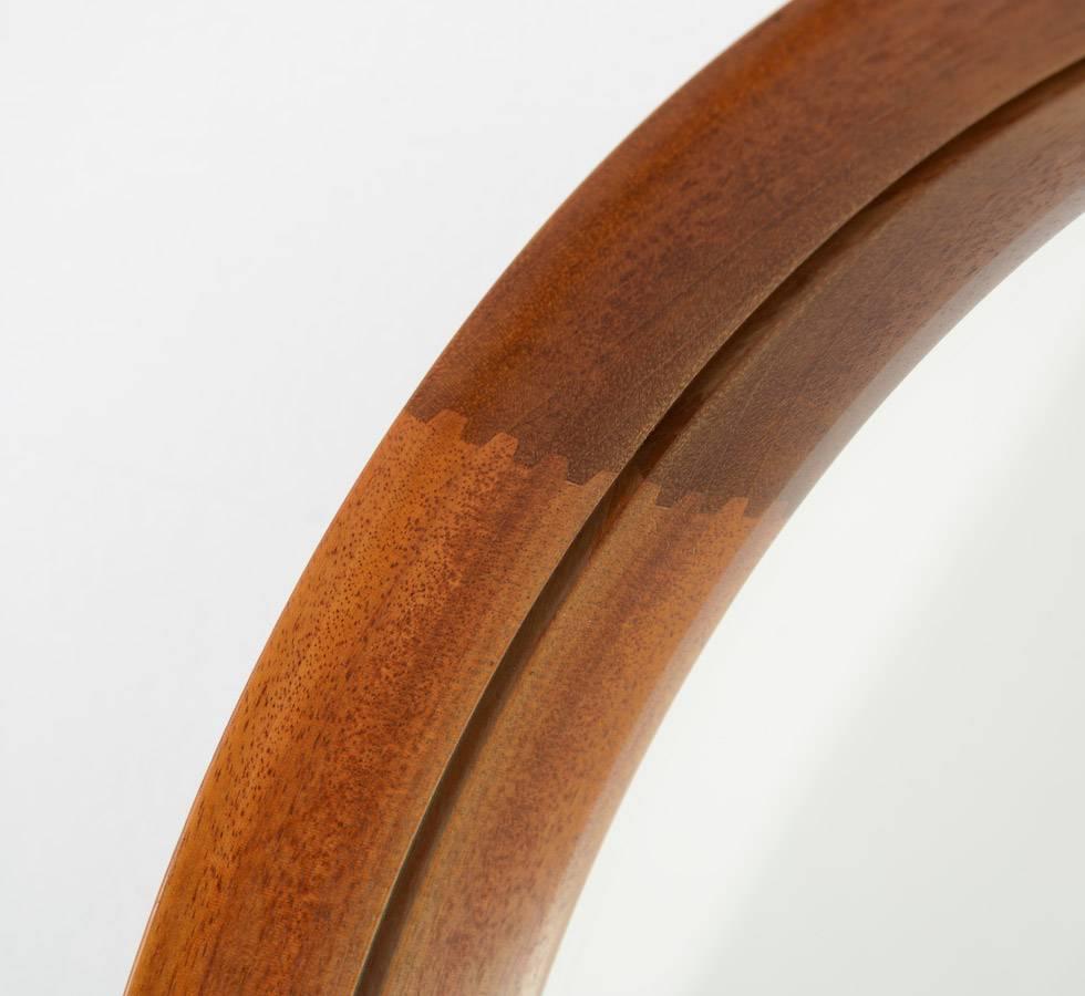 Swedish Teak Table Mirror by Uno and Osten Kristiansson for Luxus