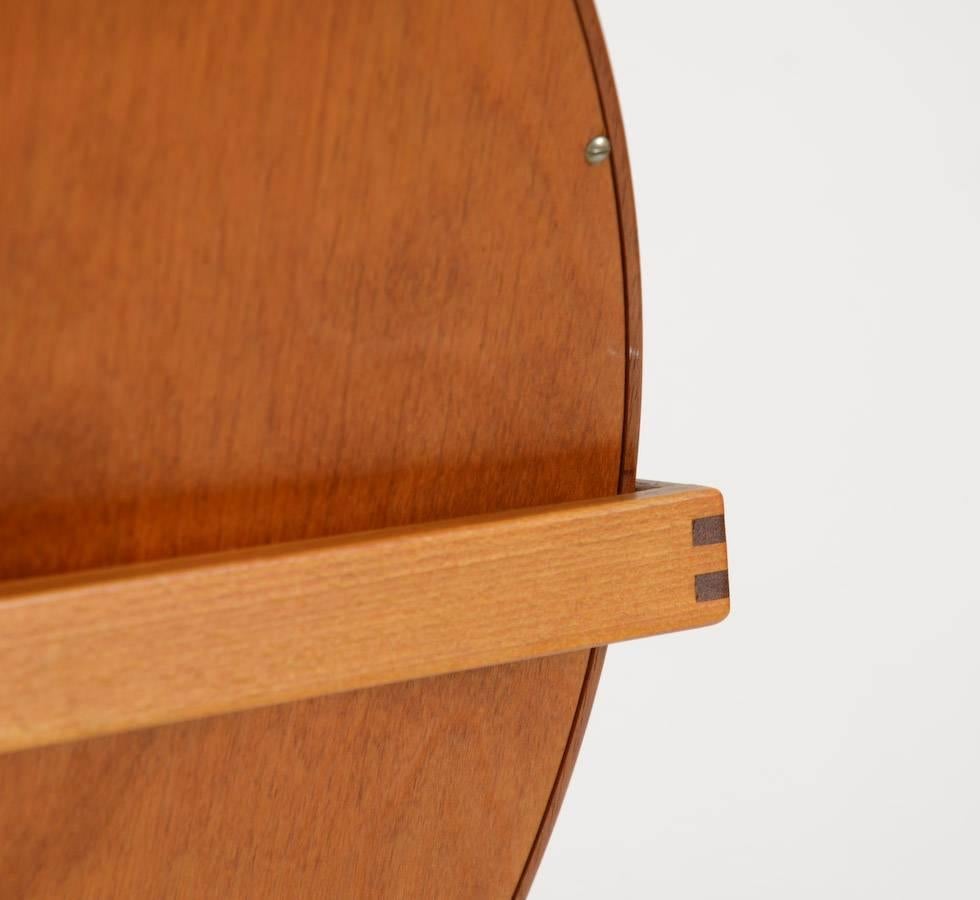 Teak Table Mirror by Uno and Osten Kristiansson for Luxus 3