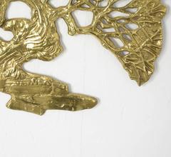 Brass Tree Wall Sculpture of the 1970s