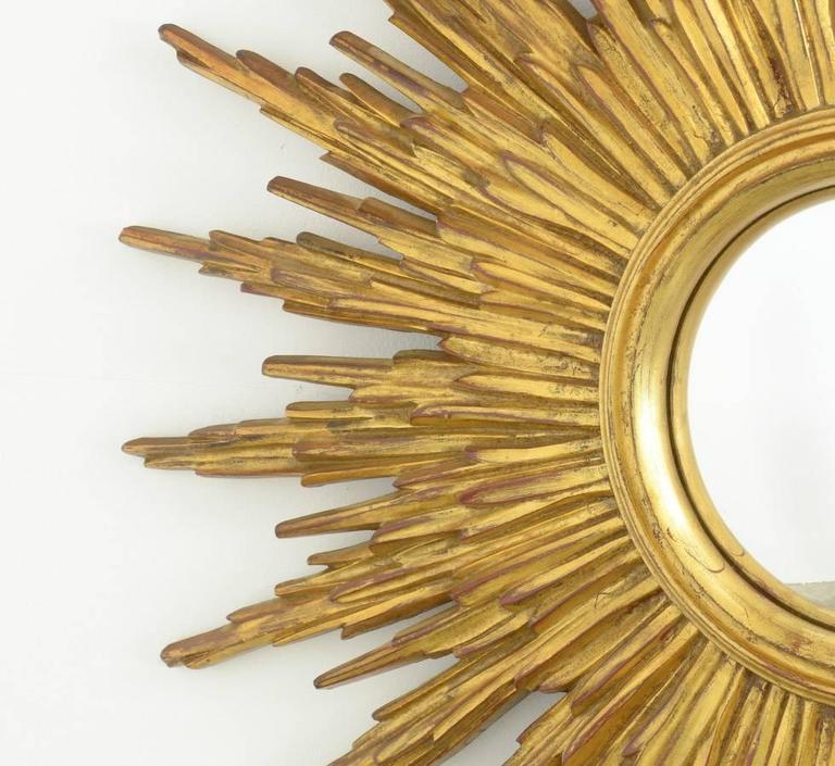 Large Sunburst Mirror at 1stDibs