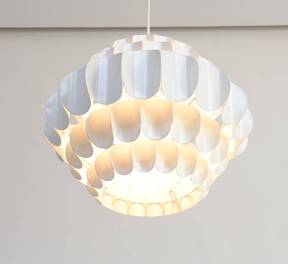 White Metal Pendant Lamp by Thorsten Orrling for Hans-Agne Jakobsson AB 3