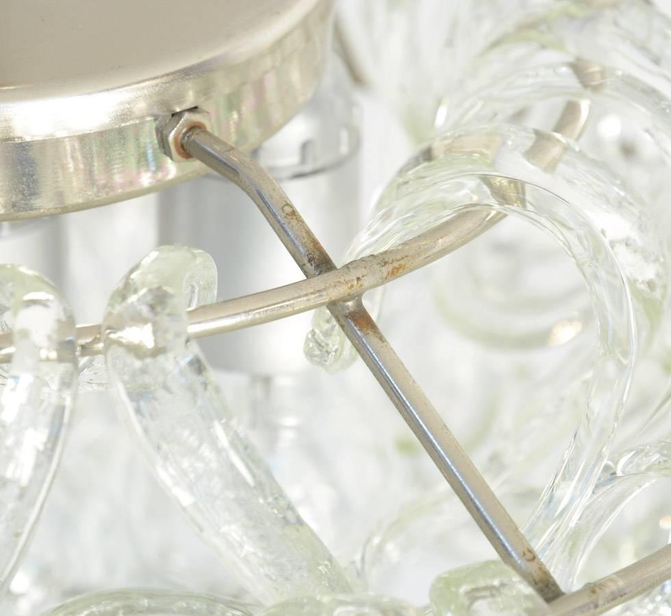 Italian Murano Glass Chandelier  For Sale