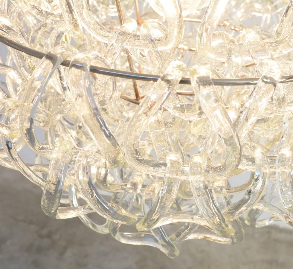 Murano Glass Chandelier  In Good Condition For Sale In Vlimmeren, BE