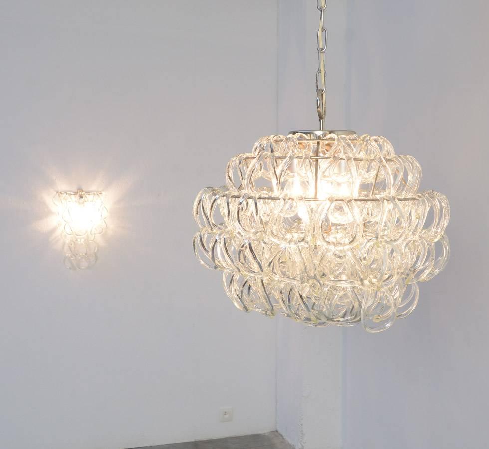 Murano Glass Chandelier  For Sale 1
