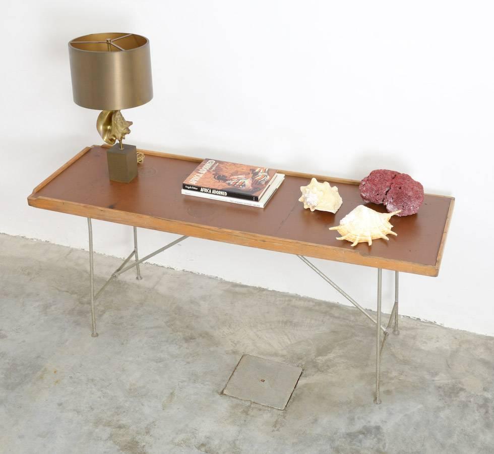 folding industrial table