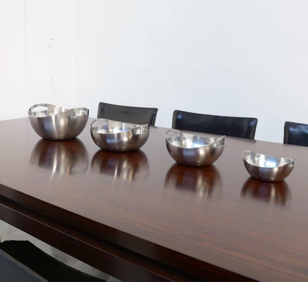 Mid-Century Modern Set of Four Country Club Bowls by Stephan Winteroy for Wiskemann