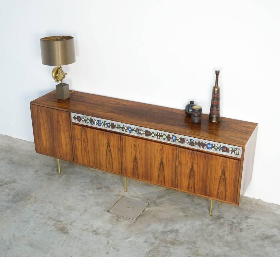 Mid-Century Modern Unique Sideboard by Alfred Hendrickx for Belform