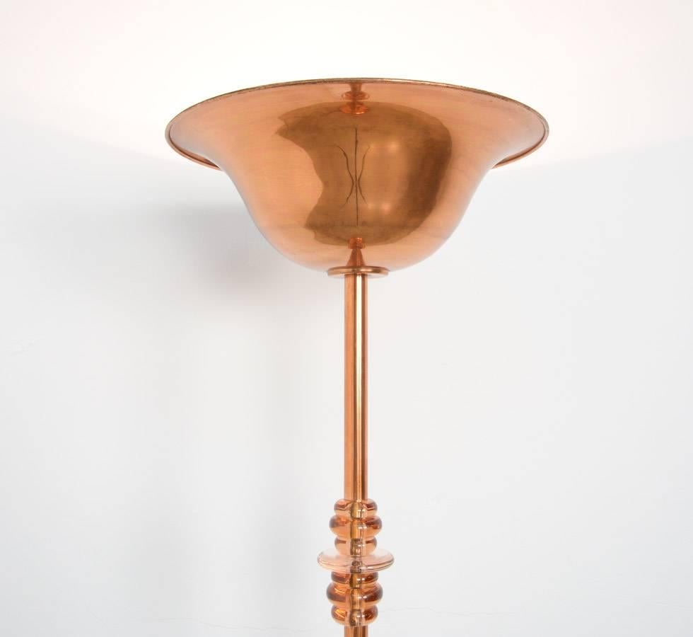 on sale french all-copper crystal floor lamp
