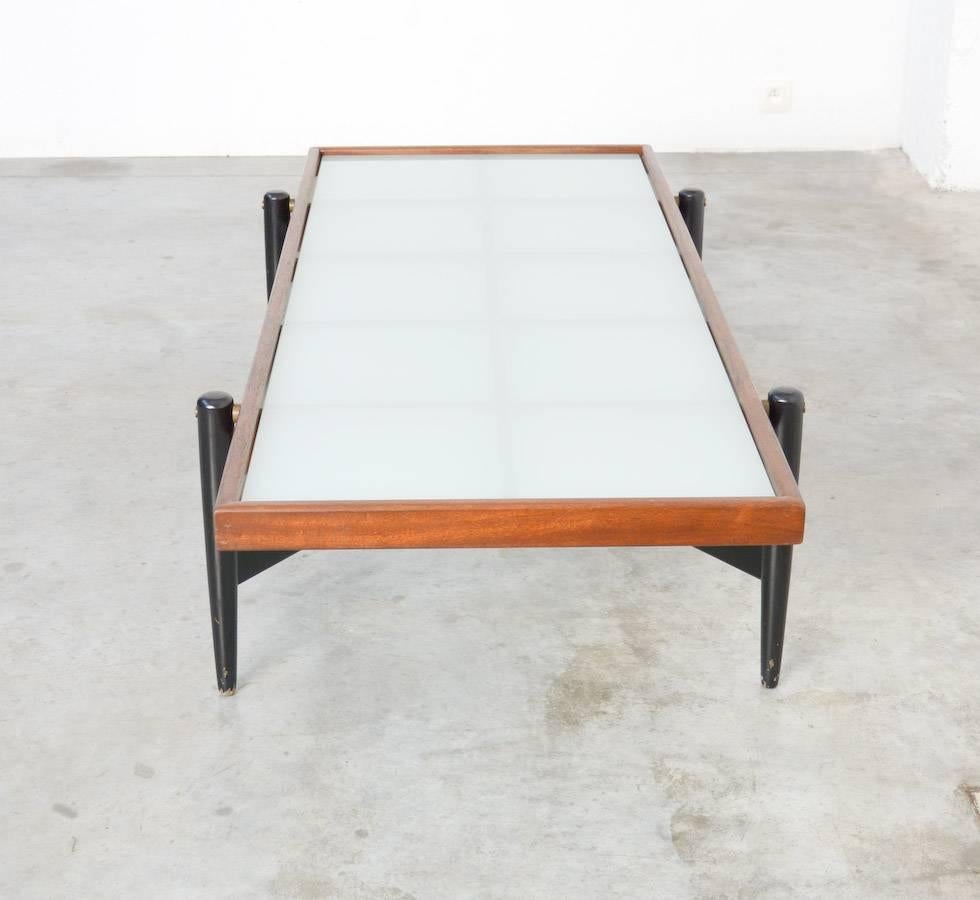 1950s Coffee Table in the Manner of Gio Ponti In Excellent Condition For Sale In Vlimmeren, BE