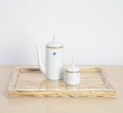 Unique Christian Dior Serving Tray with Real Wheat