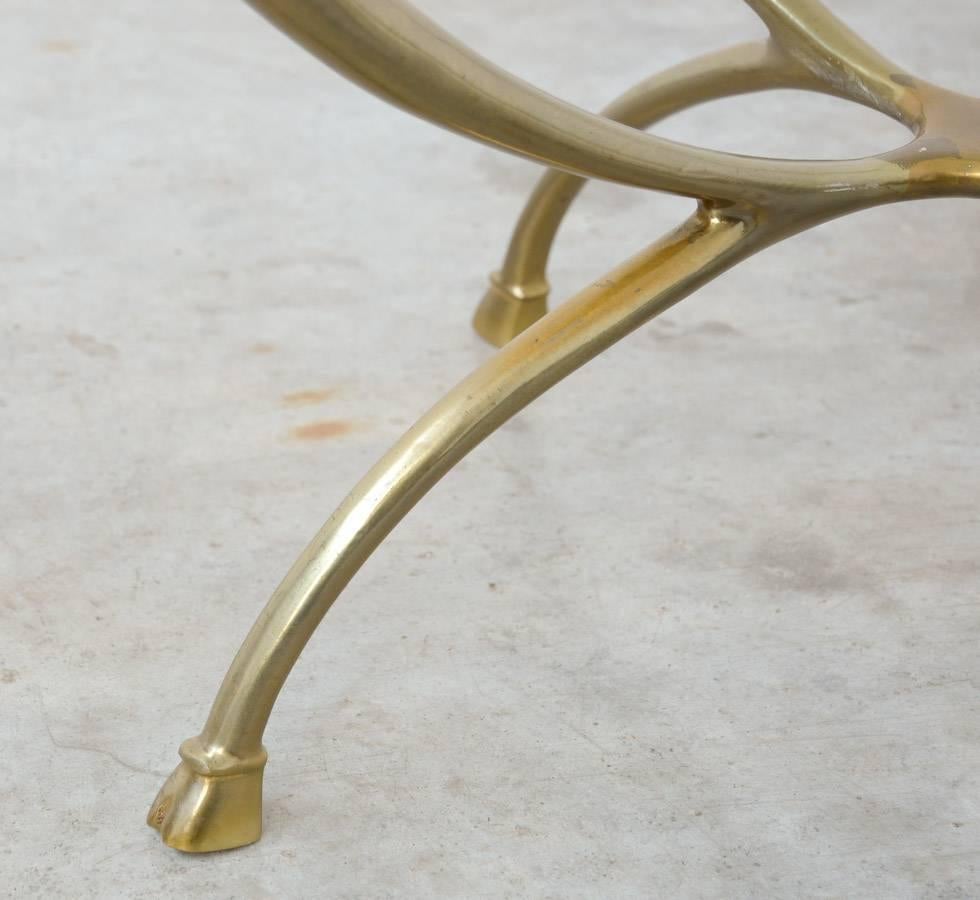 Late 20th Century Brass Satyr Coffee Table, 1970s