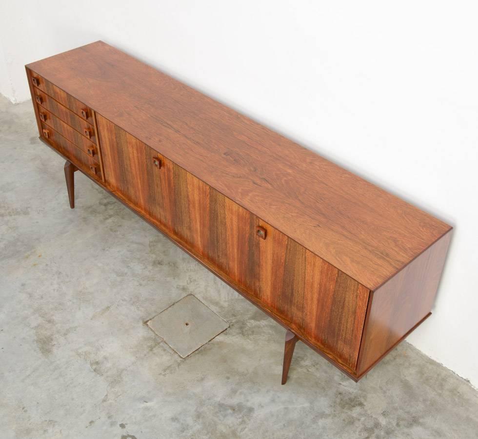 Elegant Rosewood Sideboard by Oswald Vermaercke for V-Form, 1960s 4