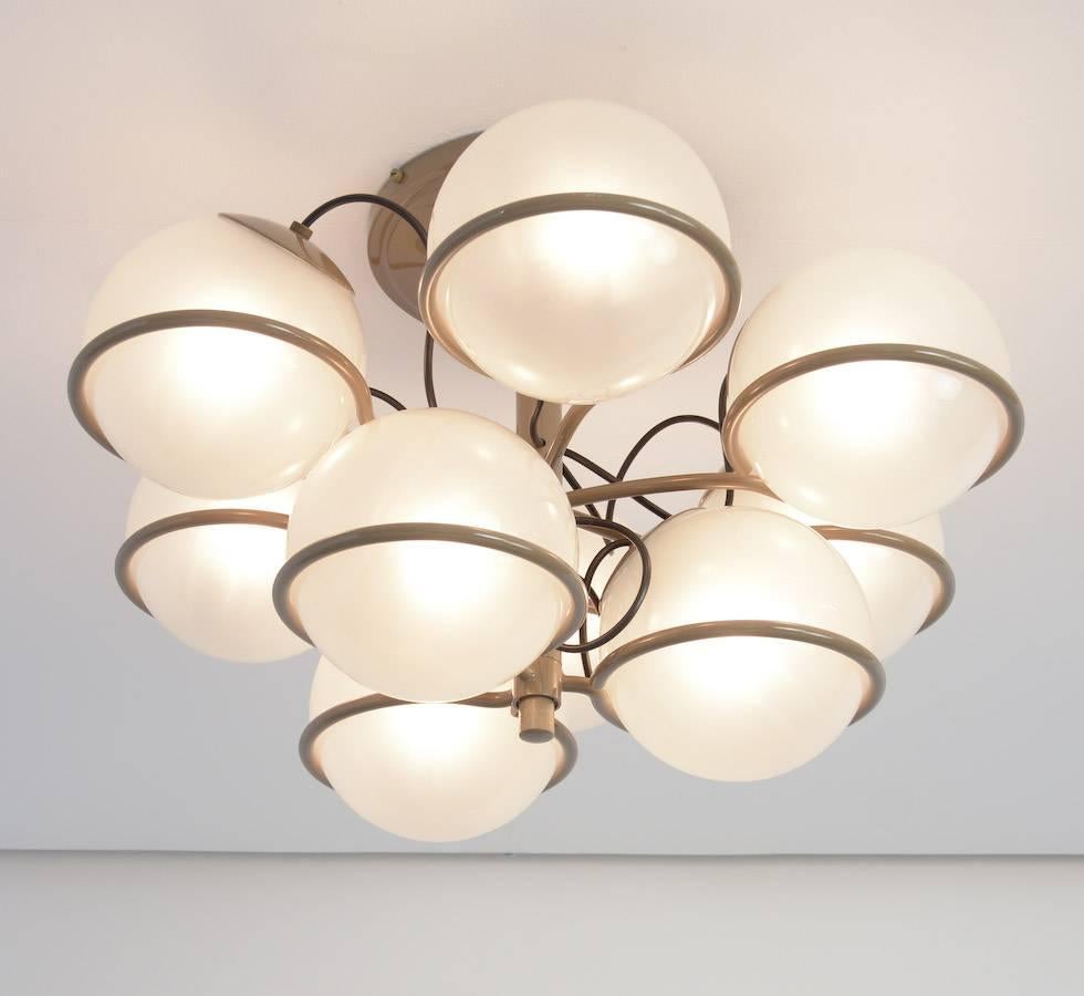 Mid-Century Modern Ceiling Lamp 2042/9 by Gino Sarfatti for Arteluce