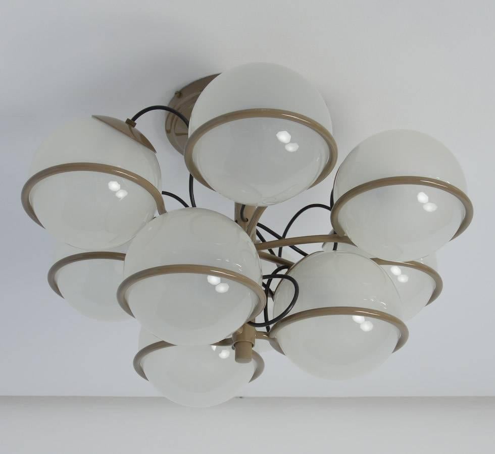 Italian Ceiling Lamp 2042/9 by Gino Sarfatti for Arteluce
