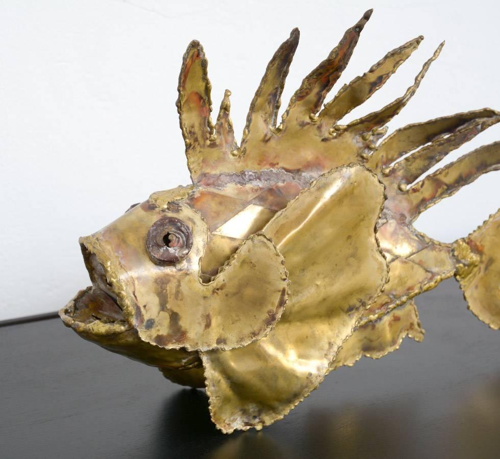 Copper Daniel Dhaseleer Fish Sculpture of the 1970s