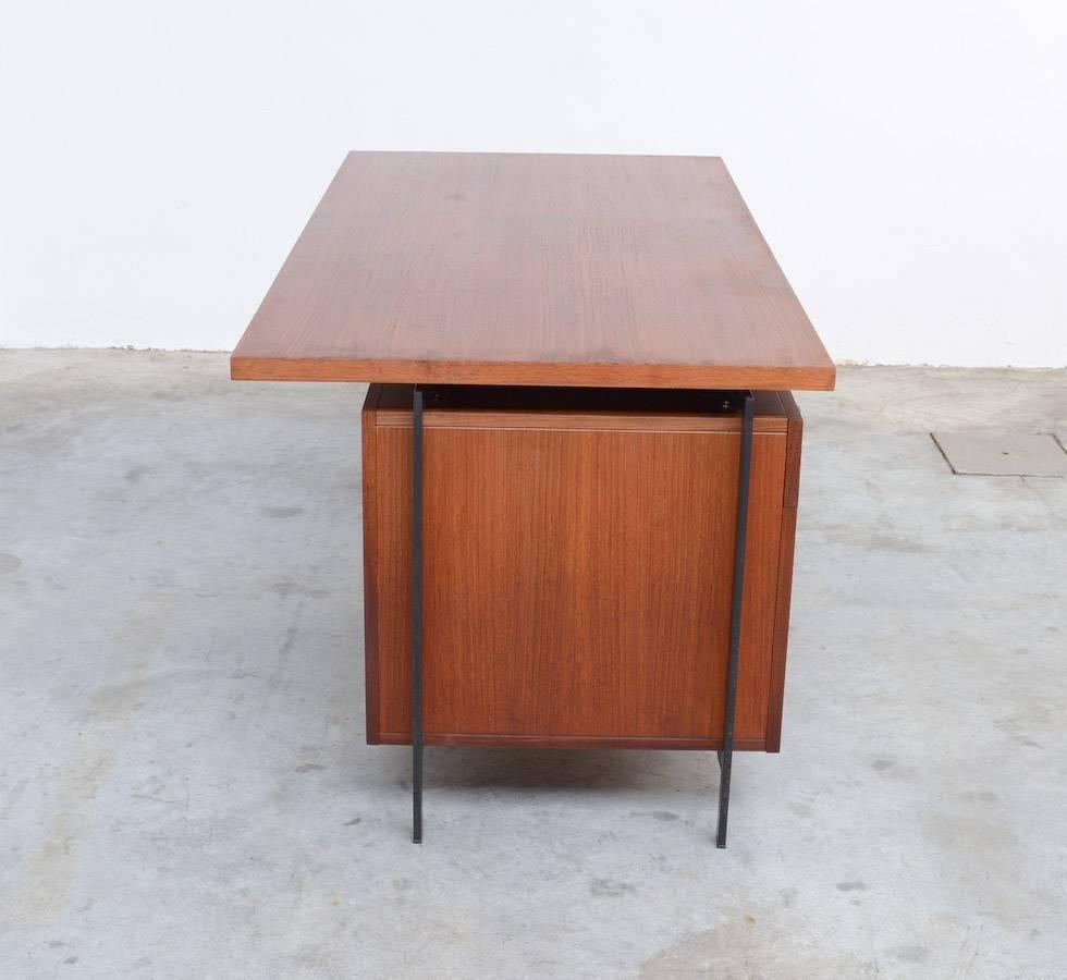 Teak Desk by Cees Braakman for Pastoe, 1958 In Excellent Condition In Vlimmeren, BE
