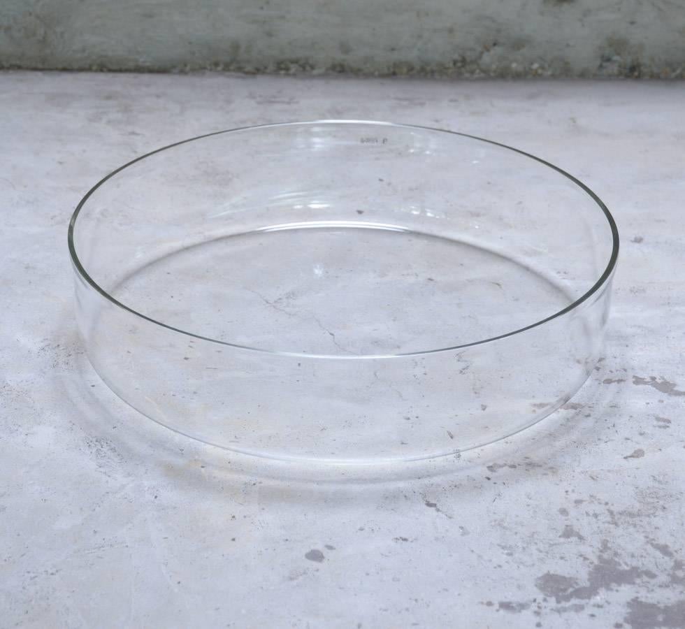 Unique Murano Glass Bowl with Pique Fleur by Barbini 3