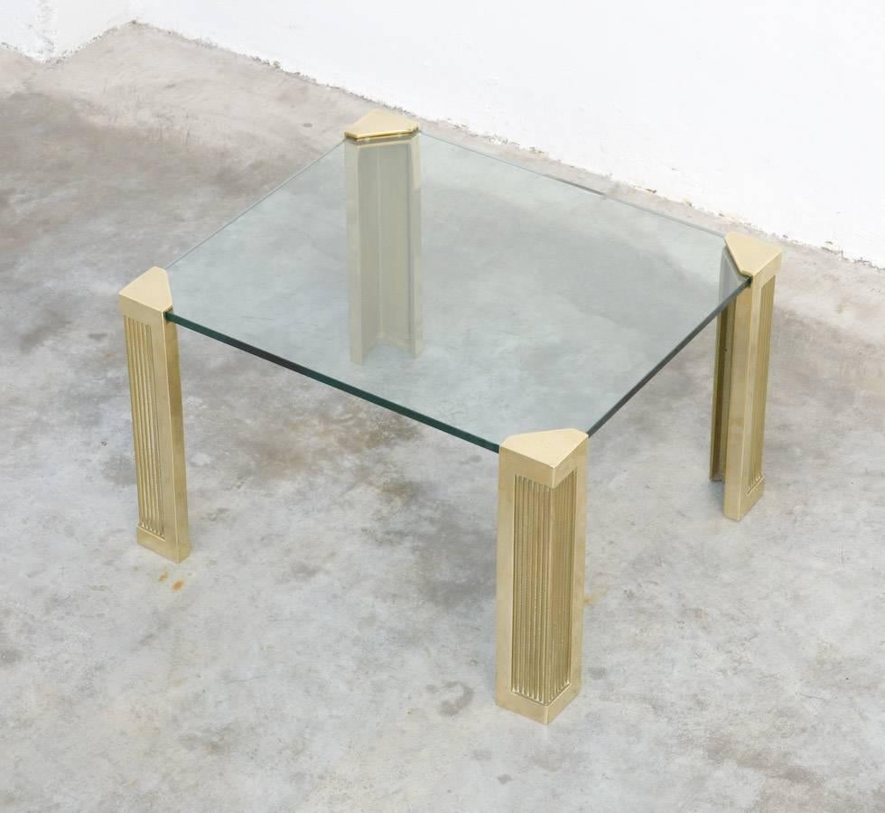 Impressive Brass Side Table by Peter Ghyczy 2