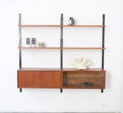 Minimal Wall Unit by Poul Cadovius, Royal System, Denmark