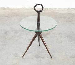 Rare Mid-Century Tripod Side Table by Cesare Lacca