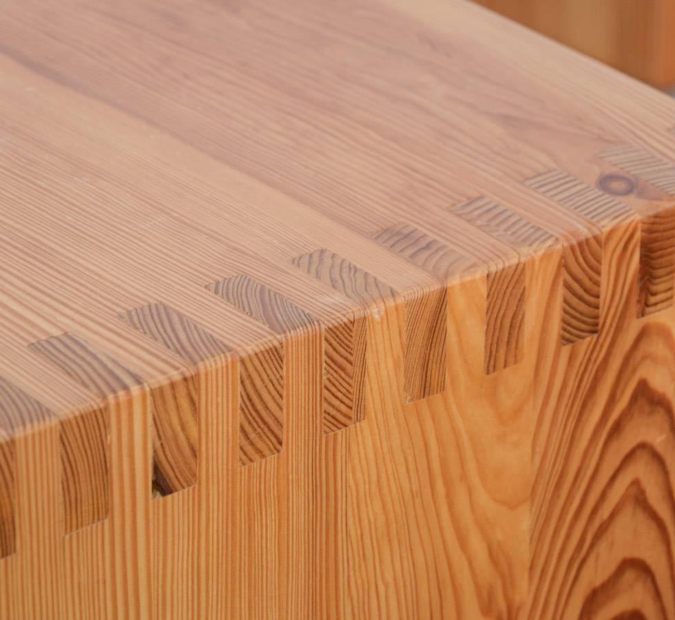 Pine Construction of Low Tables and Benches by Ate Van Apeldoorn