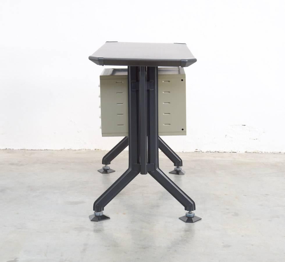 Mid-Century Italian Arco Series Desk by Studio BBPR for Olivetti 2