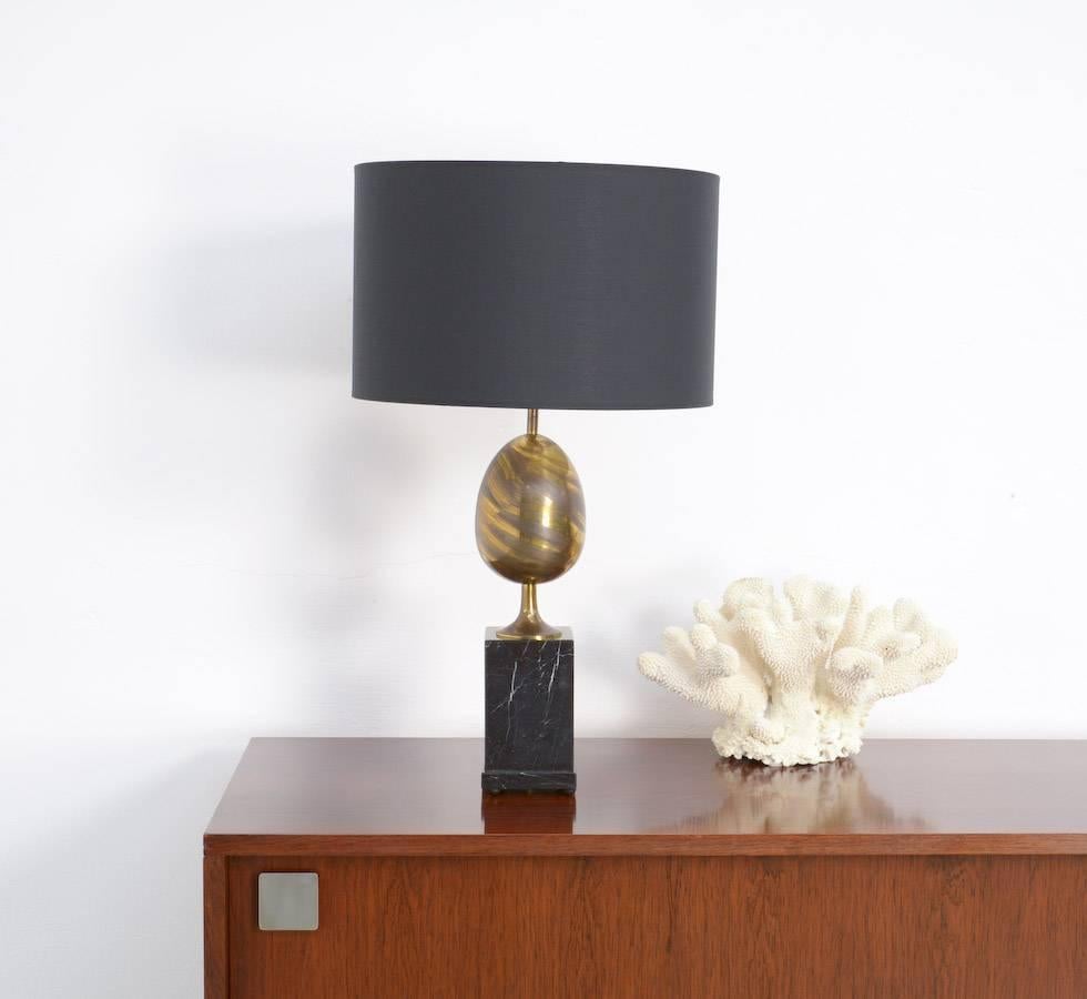 marble brass table lamp