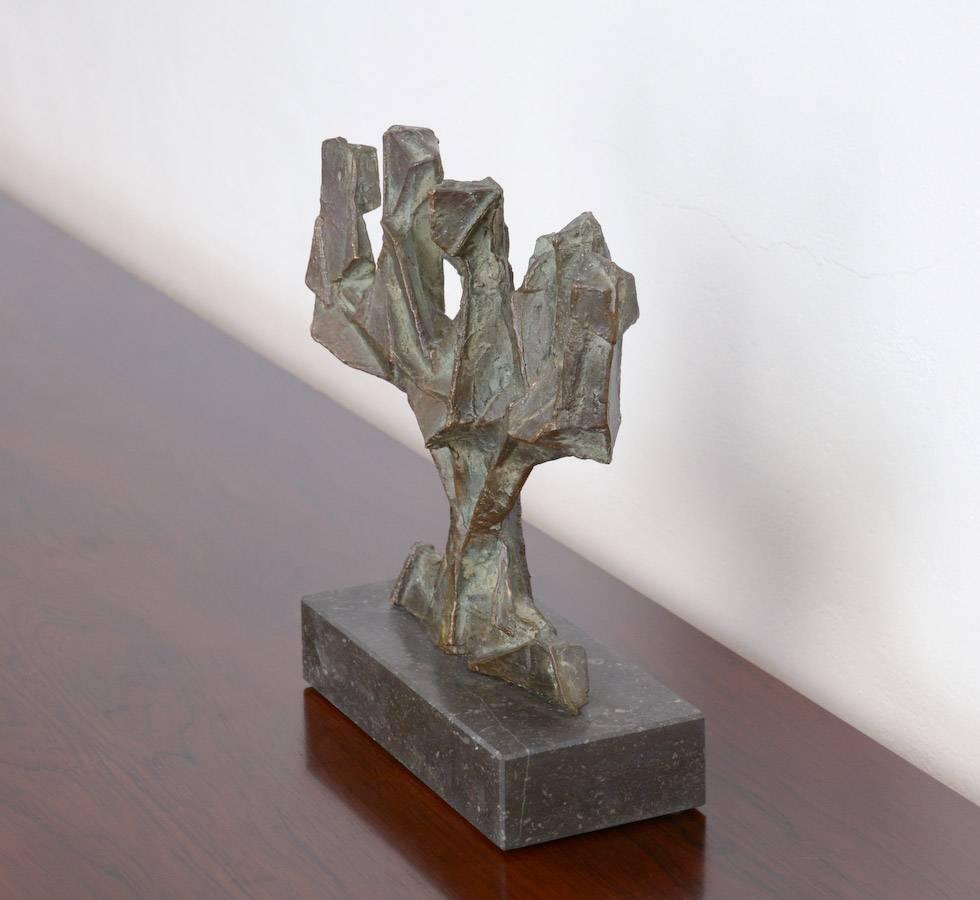 Bronze Abstracted Tree Sculpture In Excellent Condition In Vlimmeren, BE