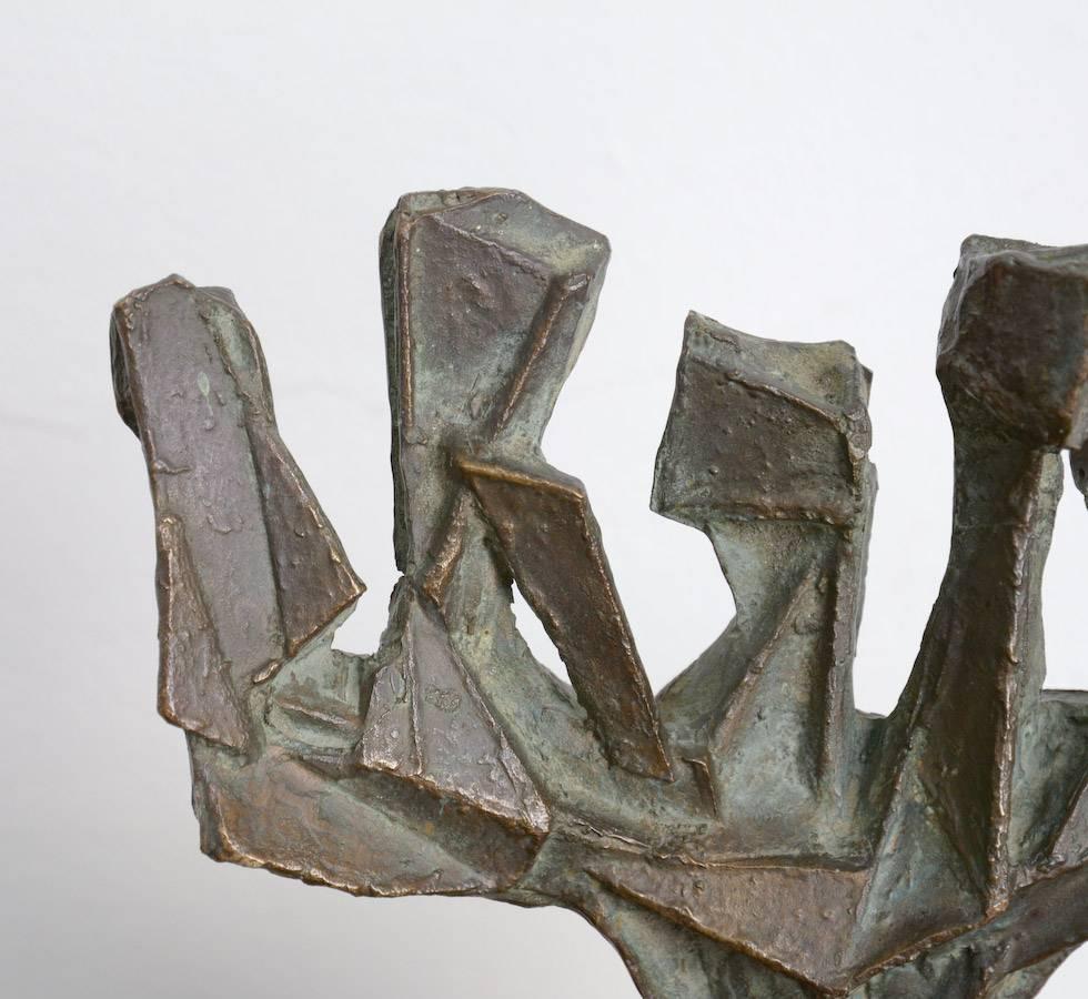Late 20th Century Bronze Abstracted Tree Sculpture