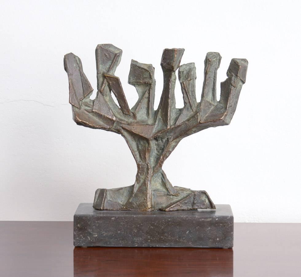 Bronze Abstracted Tree Sculpture 3