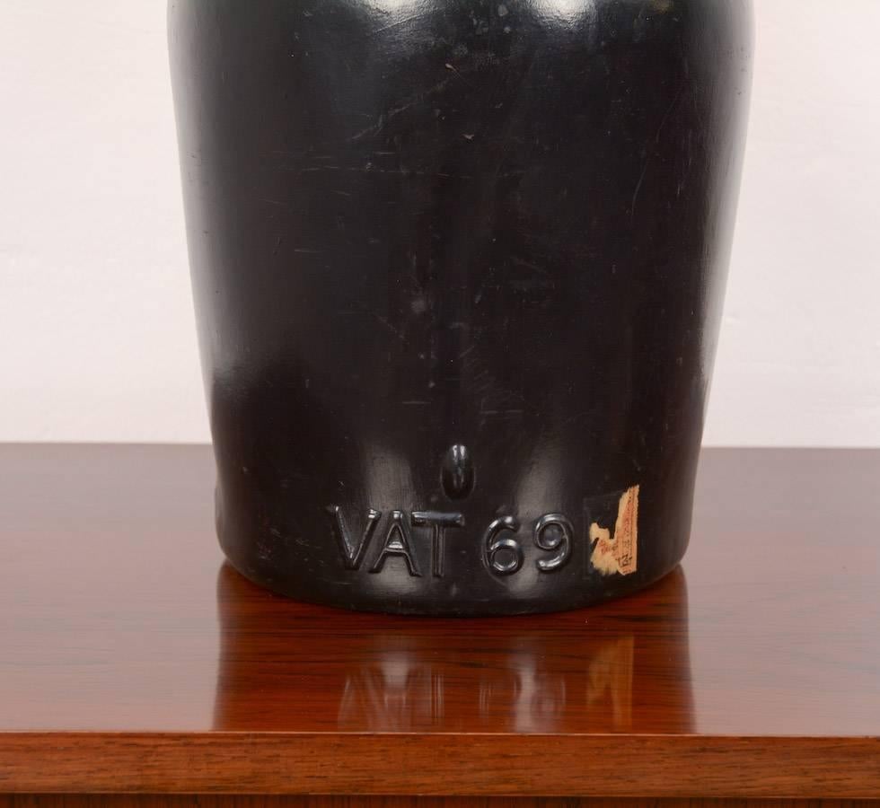 Industrial Old VAT 69 Blended Scotch Whisky Lamp For Sale
