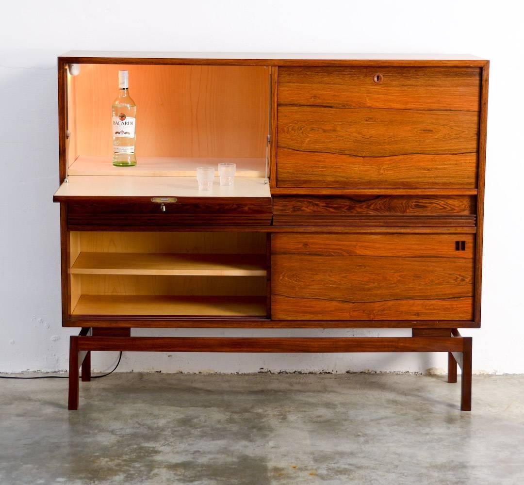 Mid-Century Modern Bar Cabinet, Futura by Emiel Veranneman for V-Form, 1959