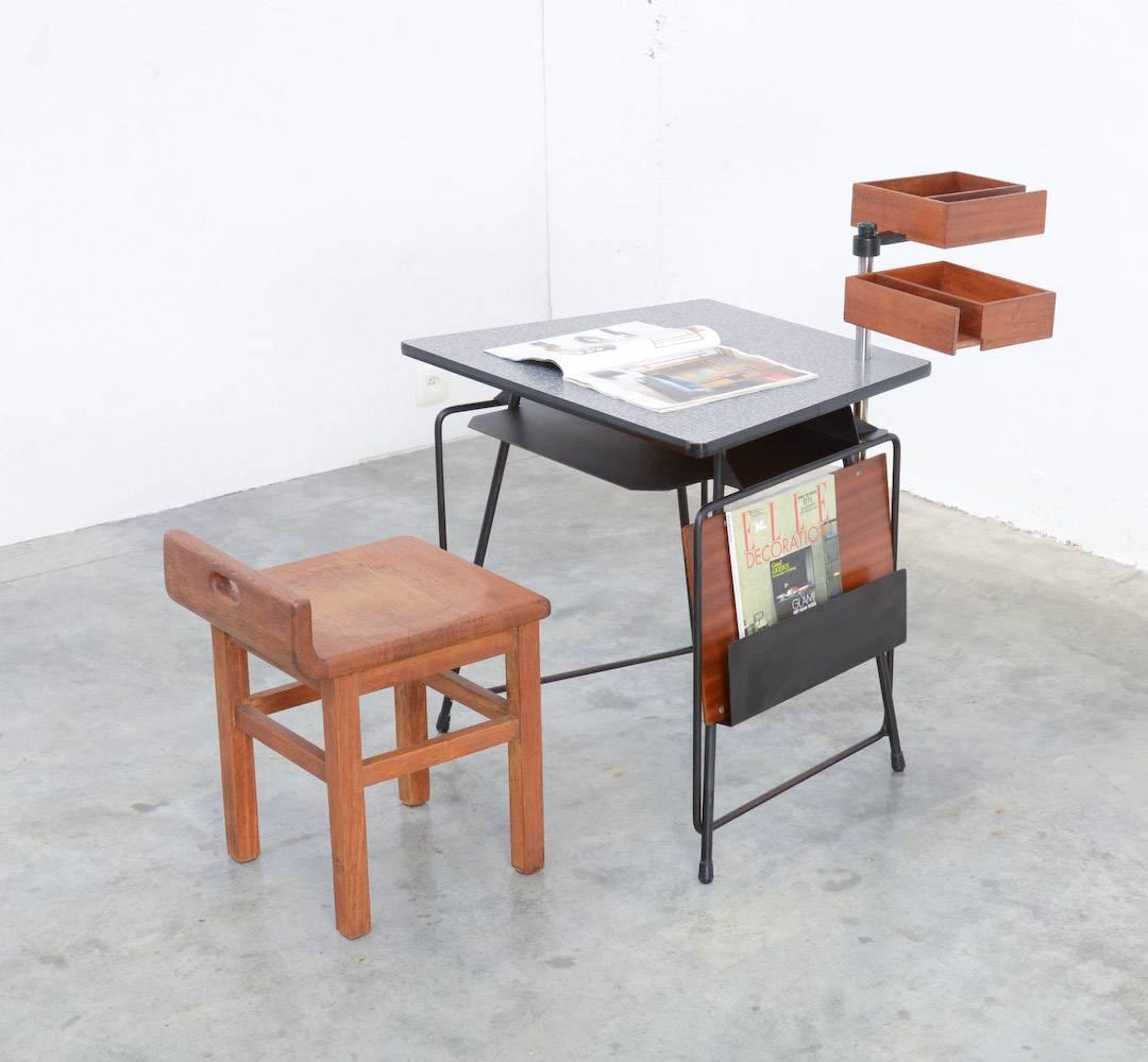 Mid-Century Modern Rare Children’s Desk by Willy Van Der Meeren for Tubax