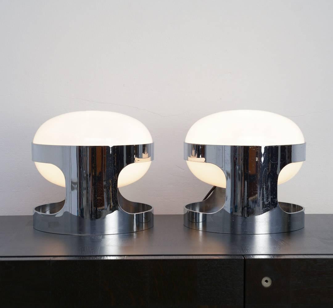 Modern Nice Pair of KD27 Table Lamps by Joe Colombo for Kartell