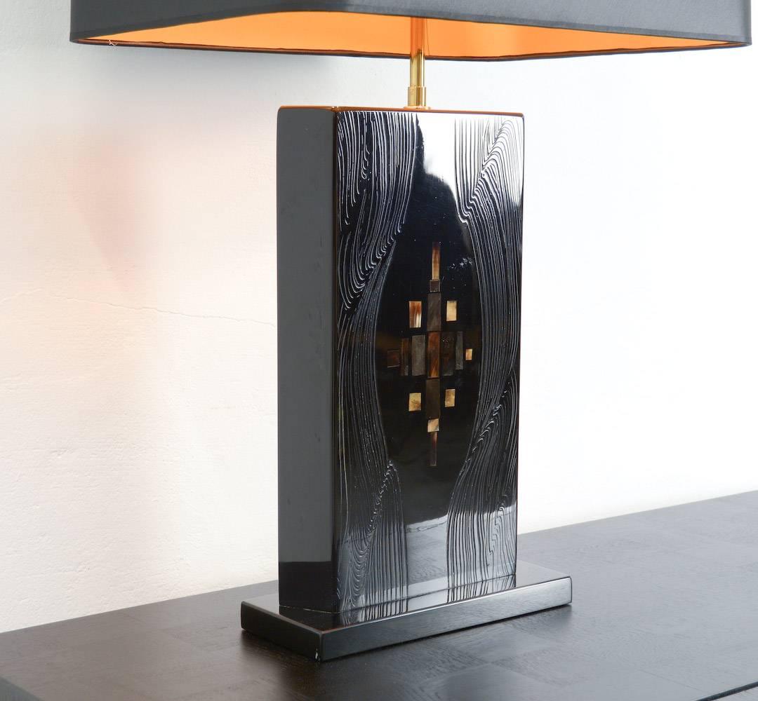 Belgian Exclusive Table Lamp by Fernand Dresse For Sale