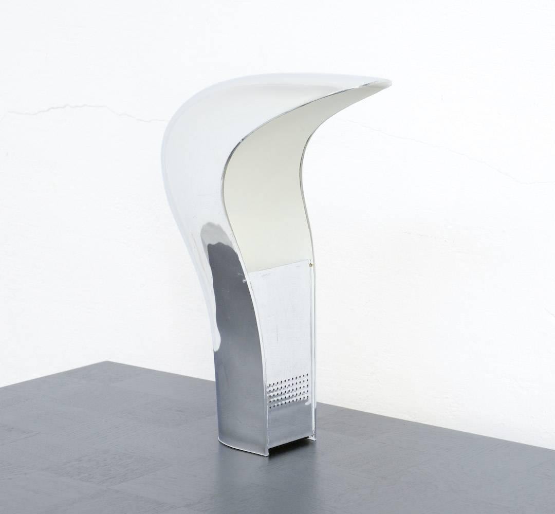 Italian Chrome Pelota Desk Lamp by C. Casati and E. Ponzio for Lamperti