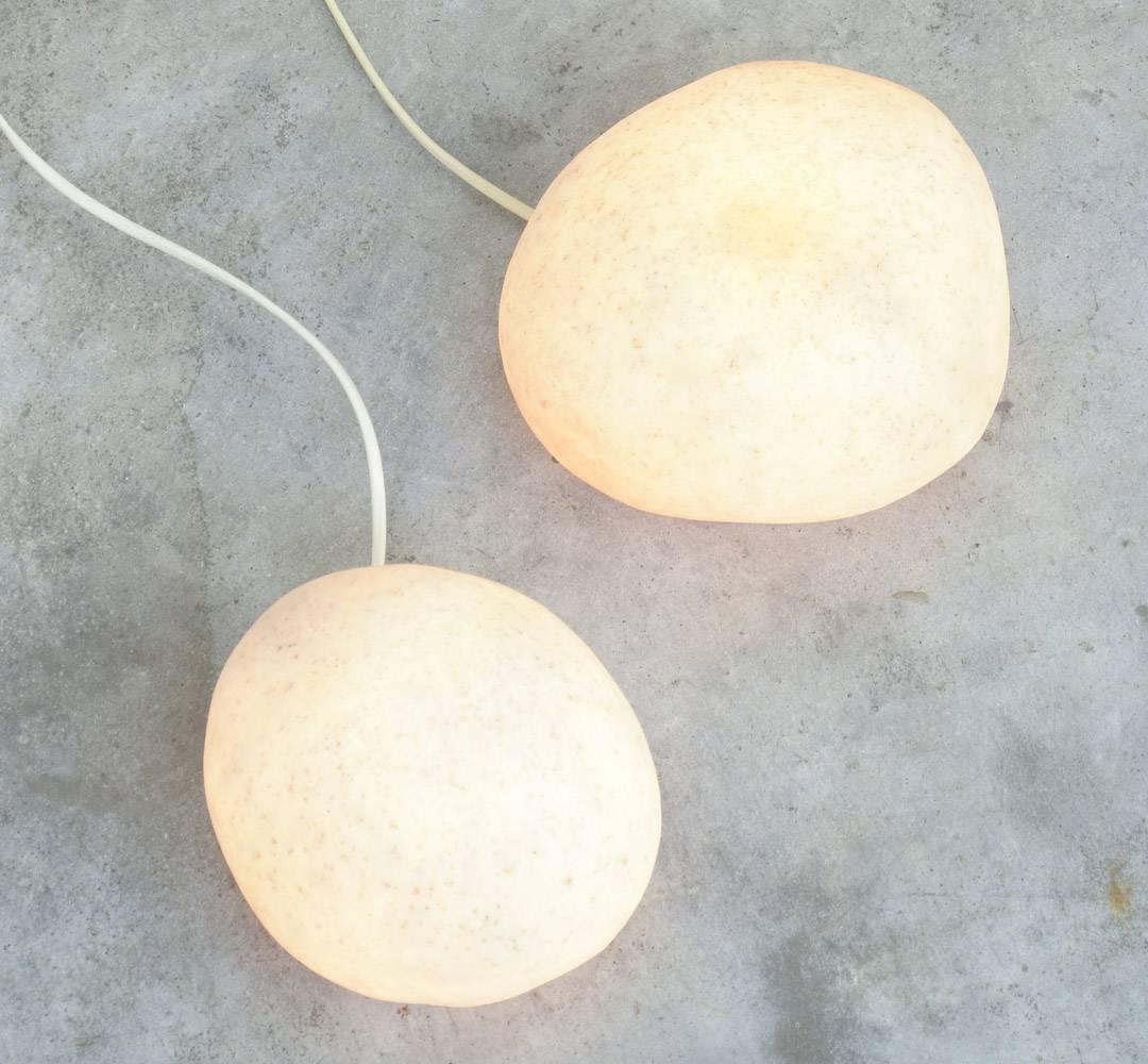 Modern Pair of Early Dorra Rock Shaped Lamp by A. Cazenave for Atelier A