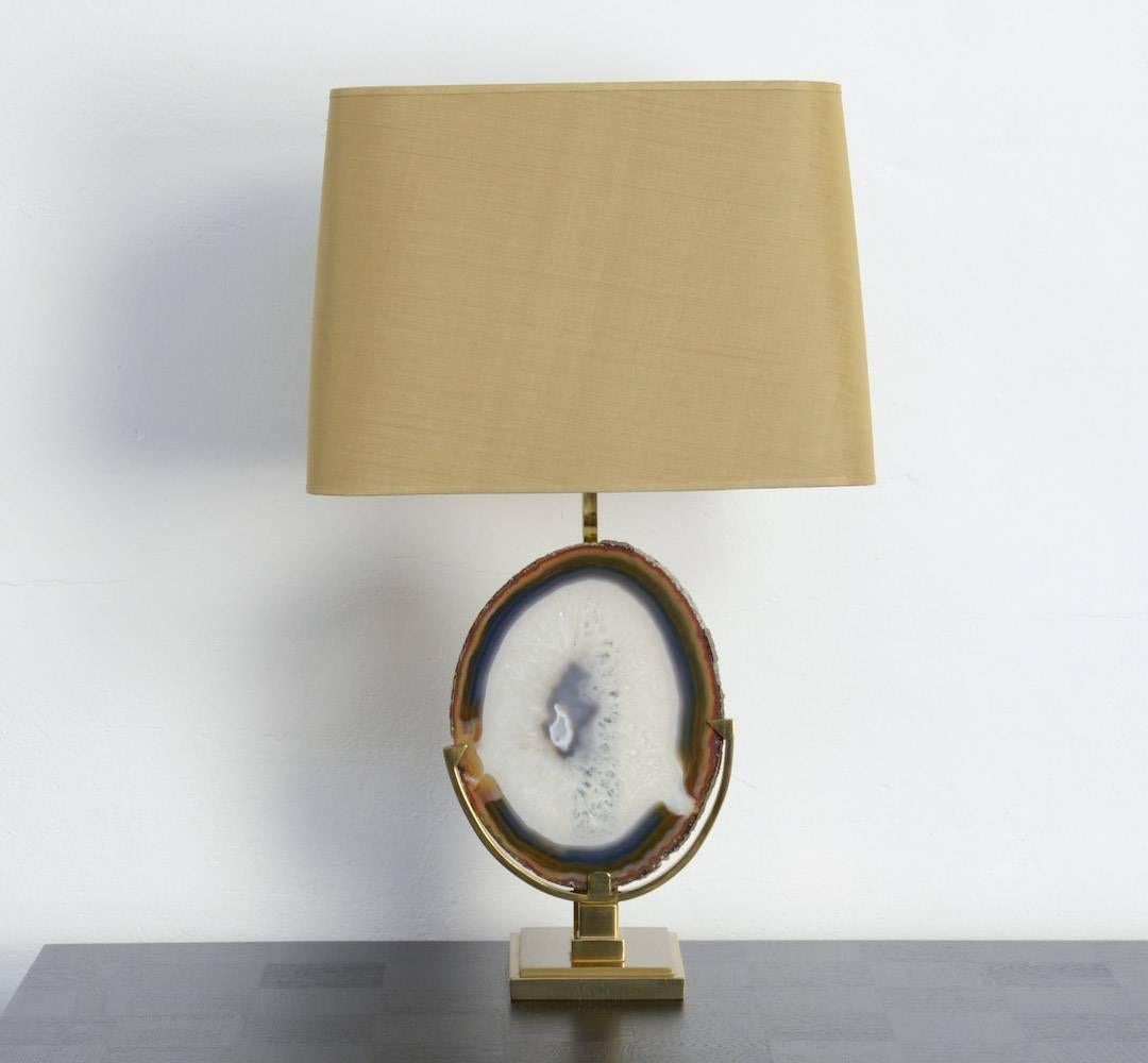 Magic Agate Table Lamp by Willy Daro In Excellent Condition In Vlimmeren, BE
