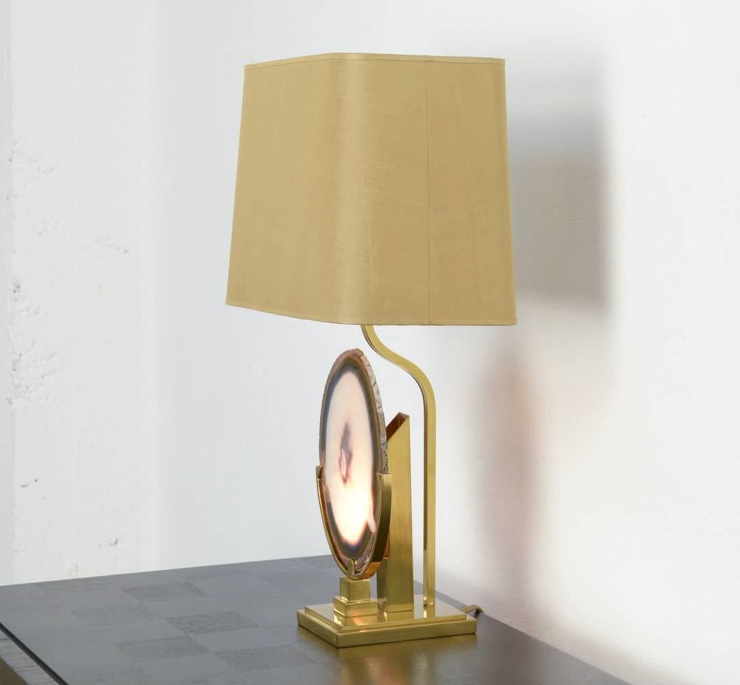 Magic Agate Table Lamp by Willy Daro 1
