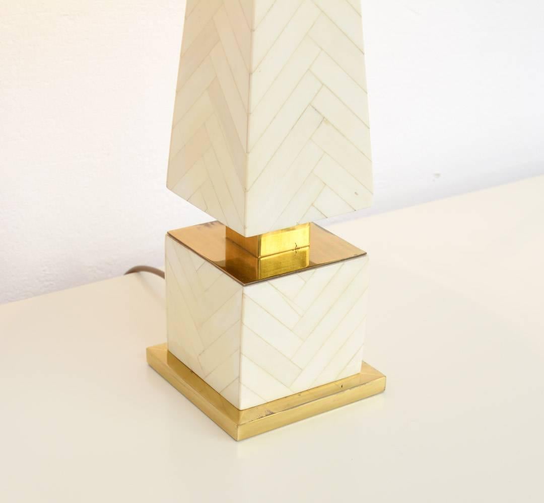 Belgian Stylish Table Lamp in the Manner of Roger Vanhevel
