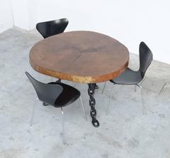 Extraordinary Tree Trunk Dining Table