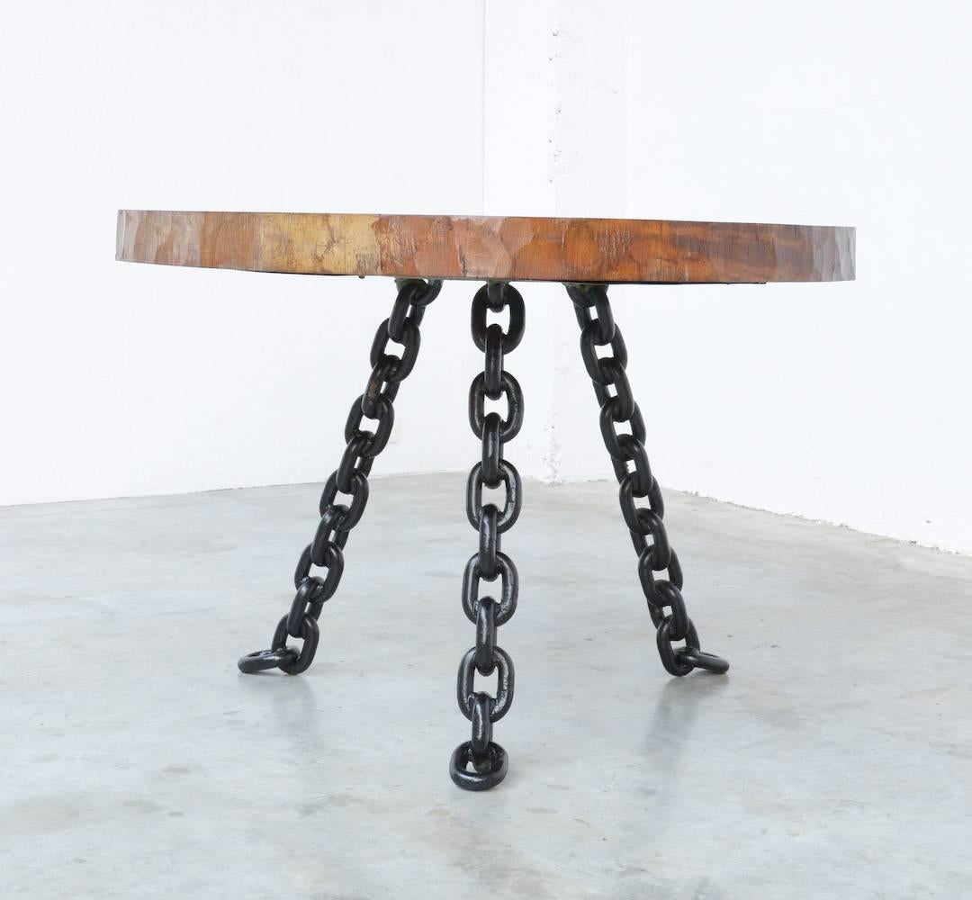 Mid-Century Modern Extraordinary Tree Trunk Dining Table