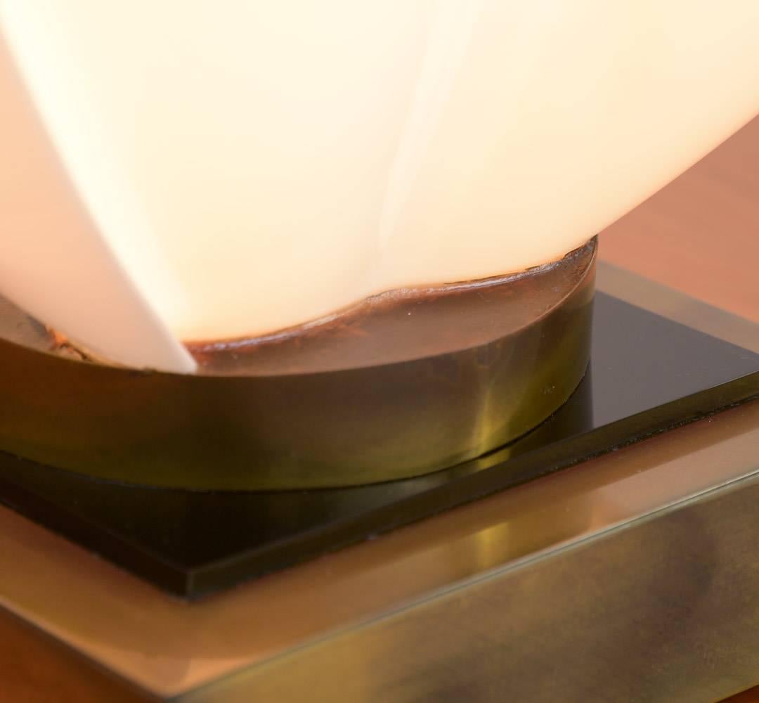 Decorative Tulip Table Lamp by Rougier In Excellent Condition In Vlimmeren, BE