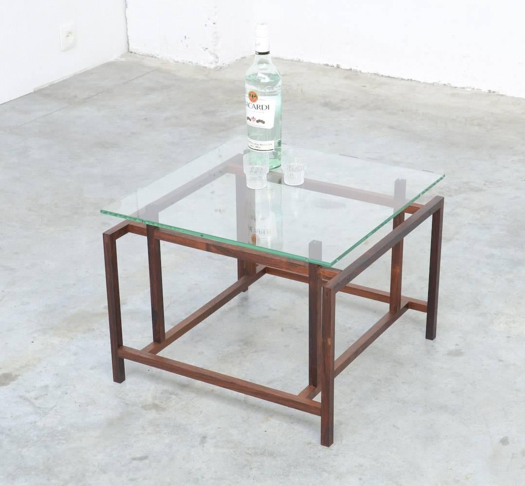 Danish Geometric Side Table by Henning Norgaard for Komfort, Denmark