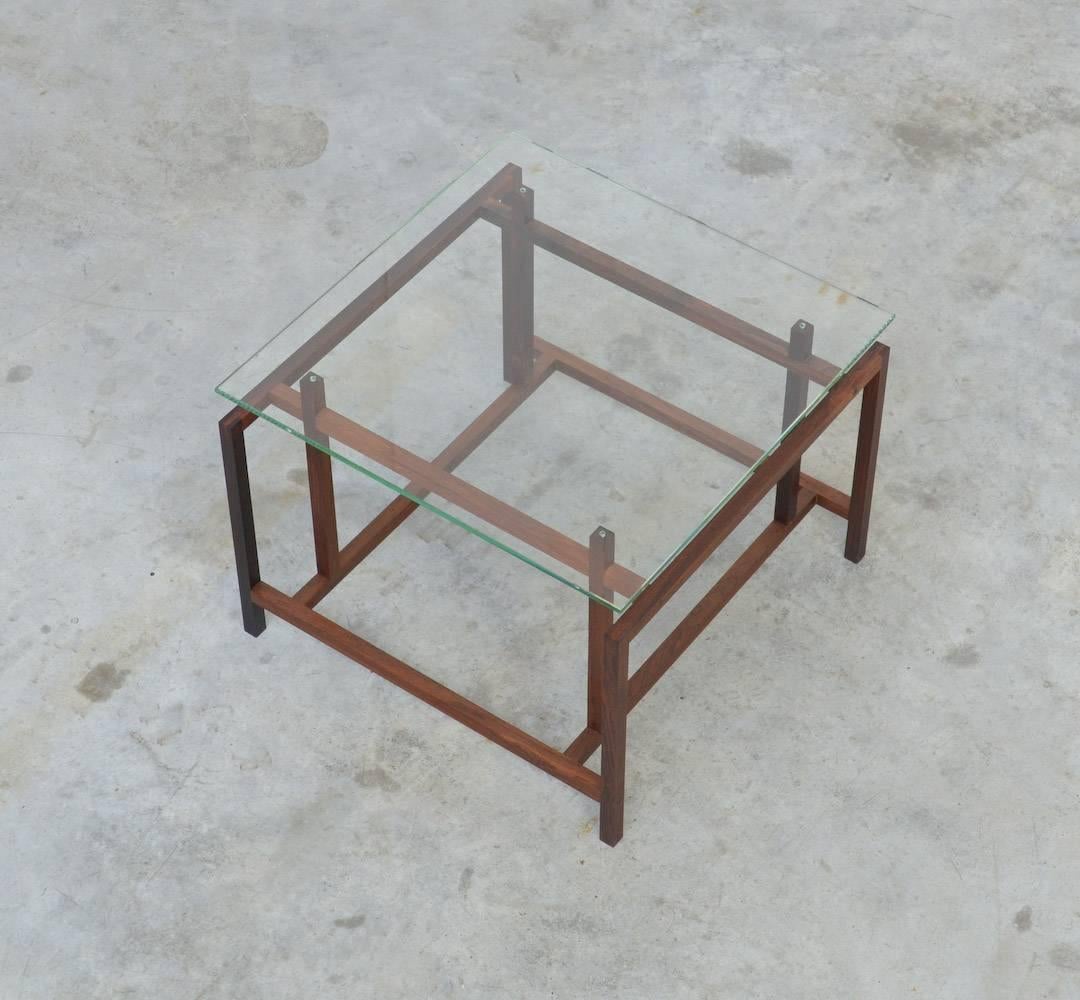 Geometric Side Table by Henning Norgaard for Komfort, Denmark In Excellent Condition In Vlimmeren, BE