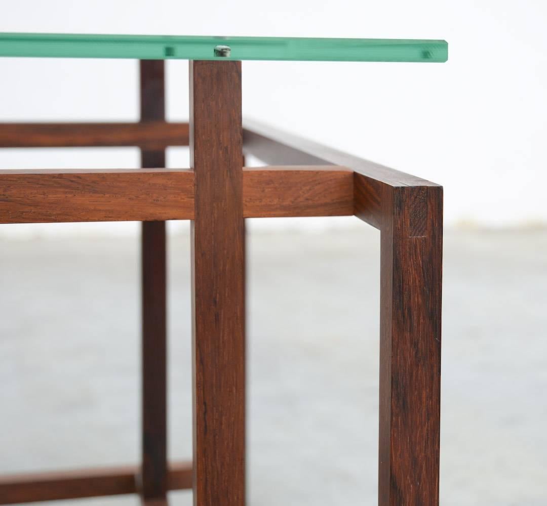 Geometric Side Table by Henning Norgaard for Komfort, Denmark 1