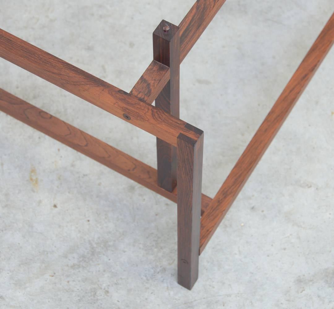 Geometric Side Table by Henning Norgaard for Komfort, Denmark 3