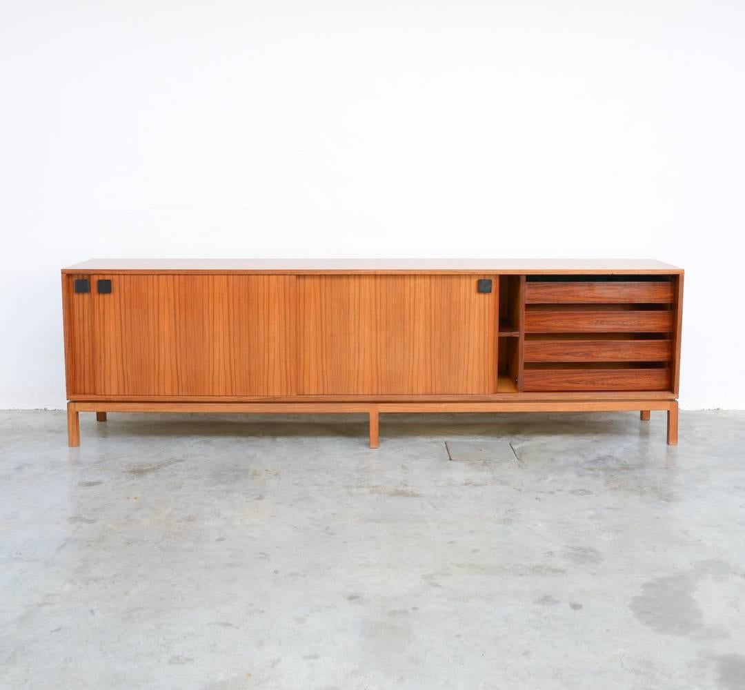 Mid-Century Modern Large Extraordinary Sideboard by Alfred Hendrickx for Belform