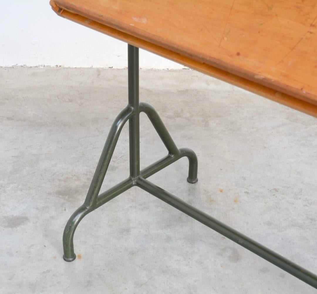 Old Industrial Drafting Table of the 1940s 2