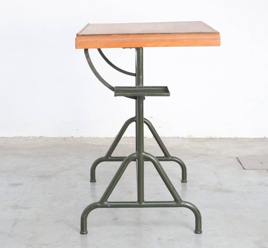 Old Industrial Drafting Table of the 1940s 3